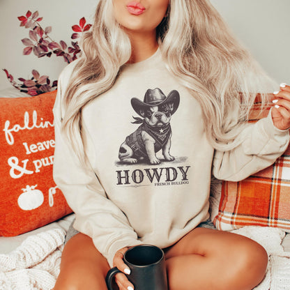 Howdy French Bulldog sweatshirt