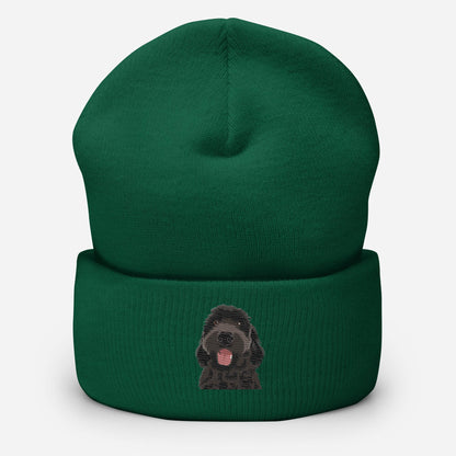 Embroidered Black Goldendoodle Beanie, doodle gifts, mom Christmas gift, trending winter hat, wife birthday gift, labradoodle hat