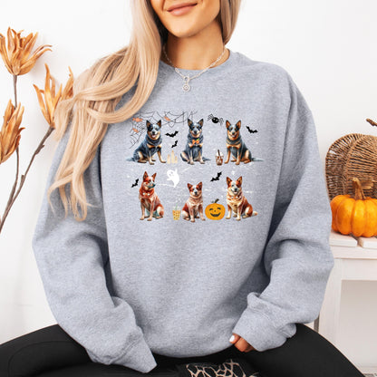 Spooky Halloween Australian Cattle dog shirt