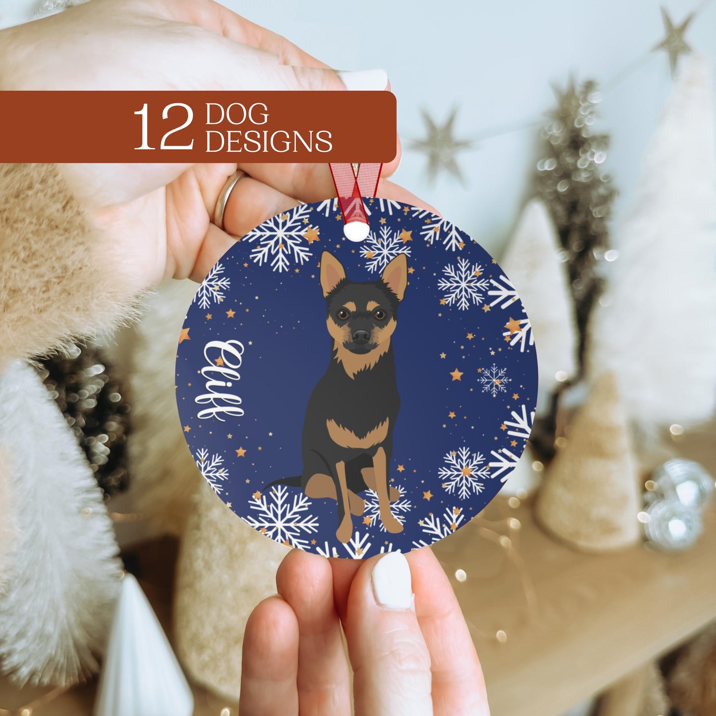 Christmas Chihuahua ornament