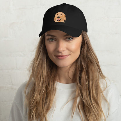 Embroidered Golden retriever hat