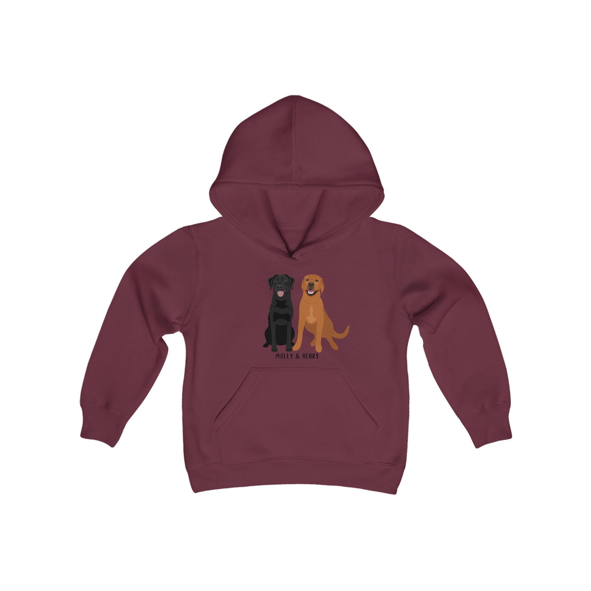Youth Labrador Hoodie, boy labrador gifts, labrador puppy sweatshirt, lab mom Christmas gift, girl labrador shirt, Halloween labrador shirt