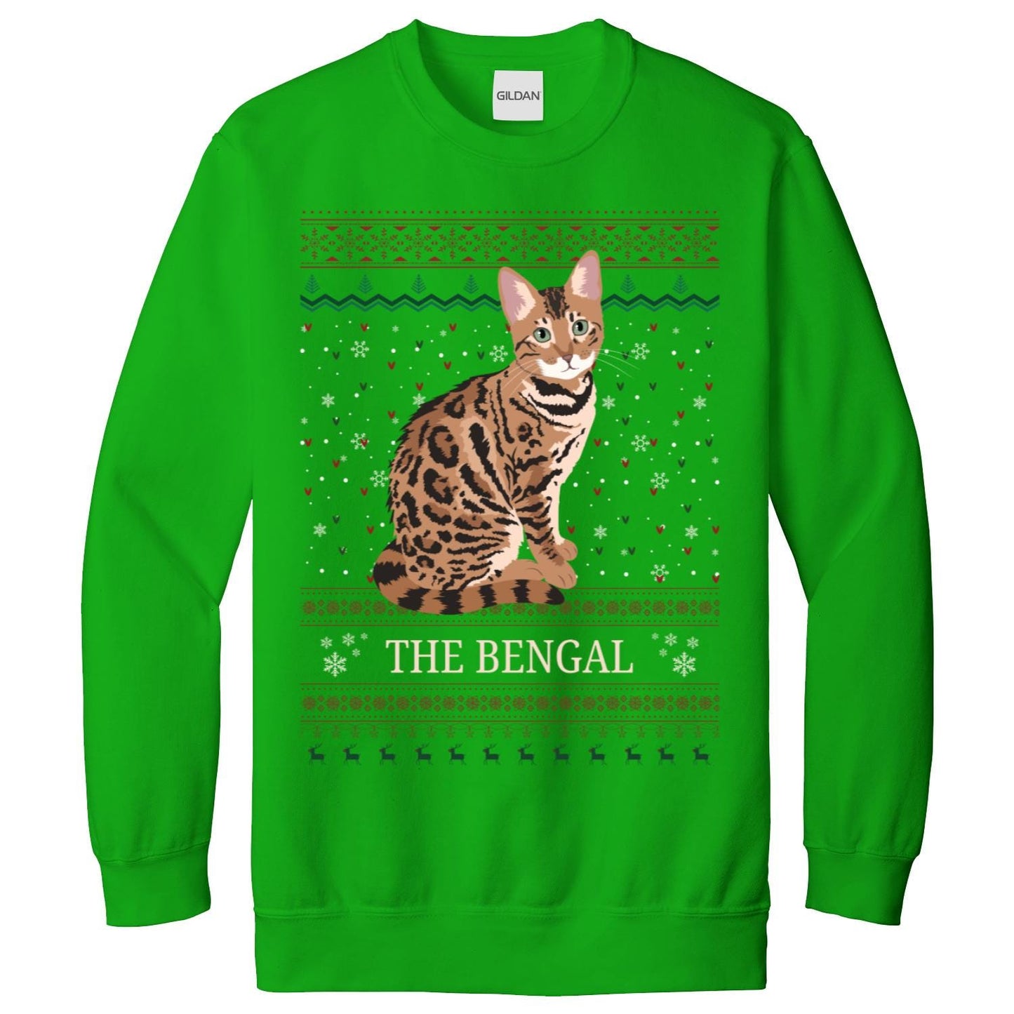 Bengal Ugly Christmas Sweater, mom bengal cat gifts, cat mom shirt, cat owner Christmas sweater, bengal kitten shirt, cat wife birthday gift