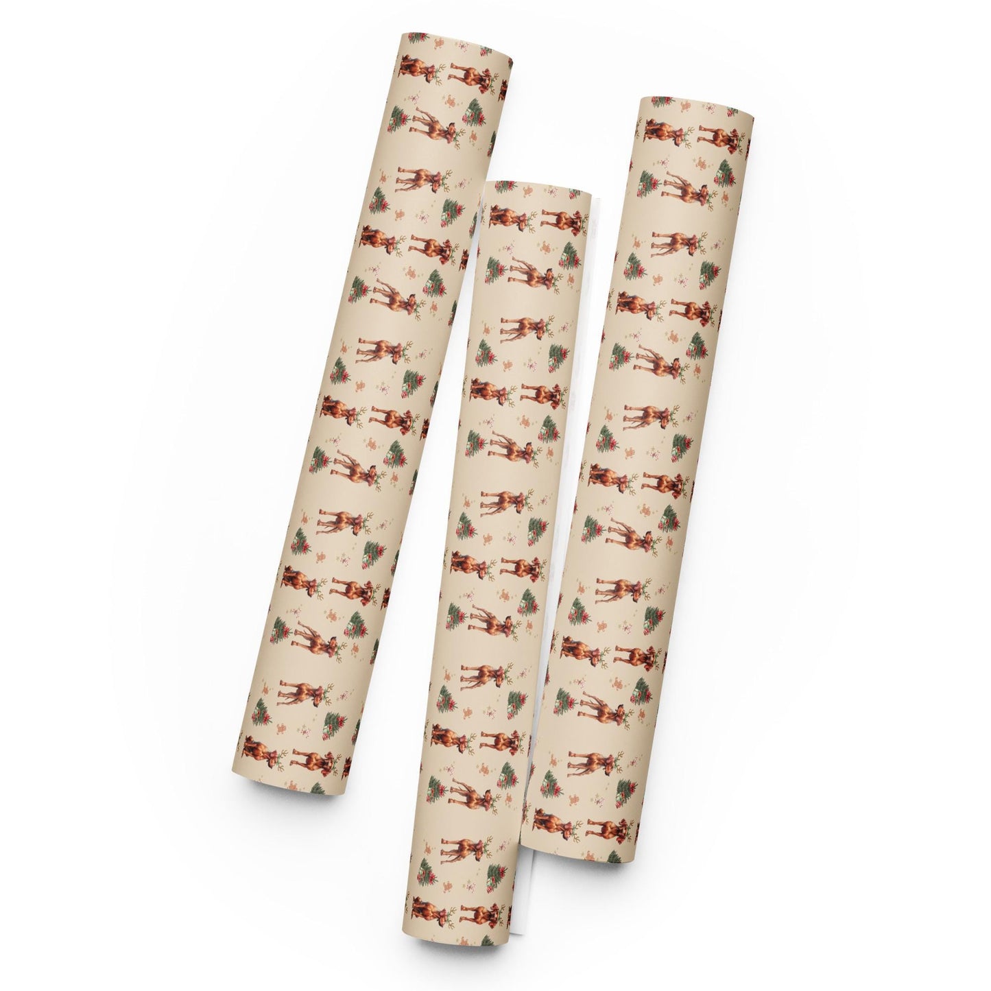 Christmas Vizsla Wrapping Paper Sheets, vizsla xmas gift, viszla gift, vizsla dog owner gift, stocking stuffer, xmas festive gift