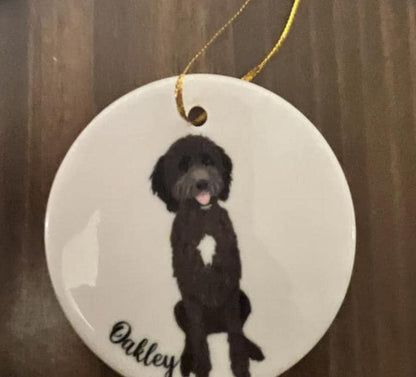 Australian Shepherd Christmas ornament, aussie gifts, border collie mom gift, holiday decor, christmas tree bauble, wife anniversary gift