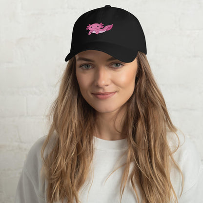 Embroidered Axolotl Hat