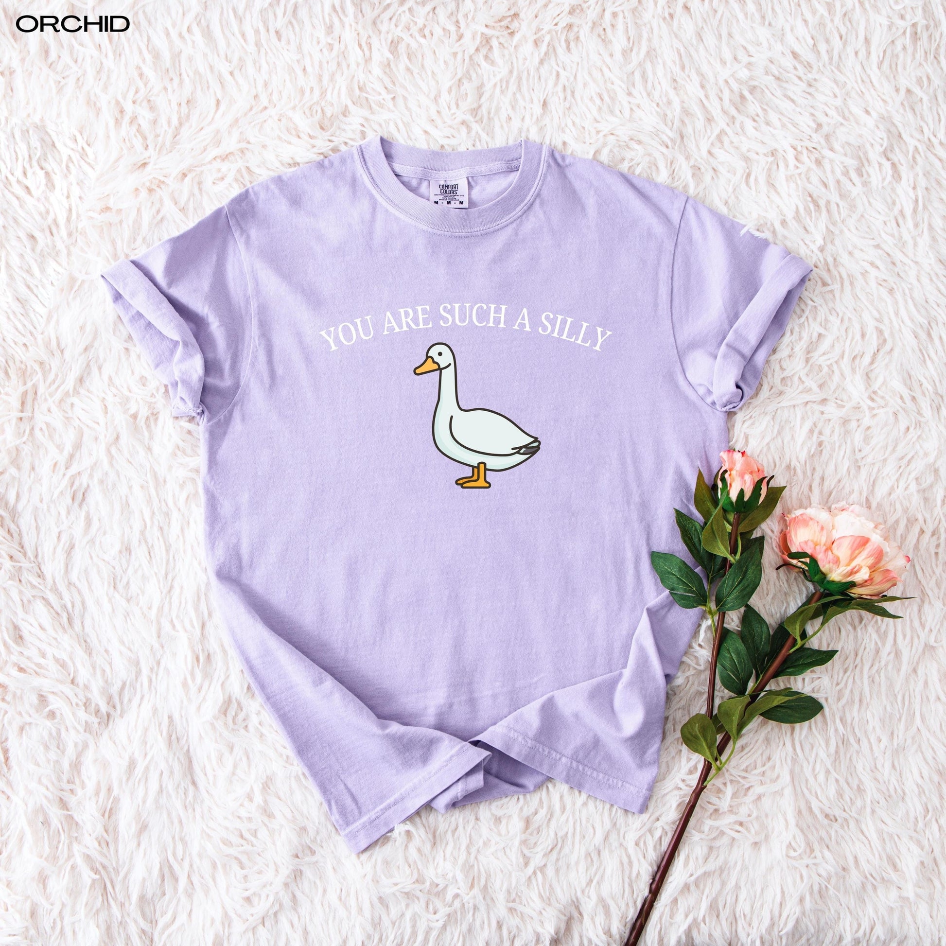 You Are Such A Silly Goose Shirt, comfort colors tee, y2k aesthetic girlie tshirt, college girl gift, funny girlfriend Valentines day gift