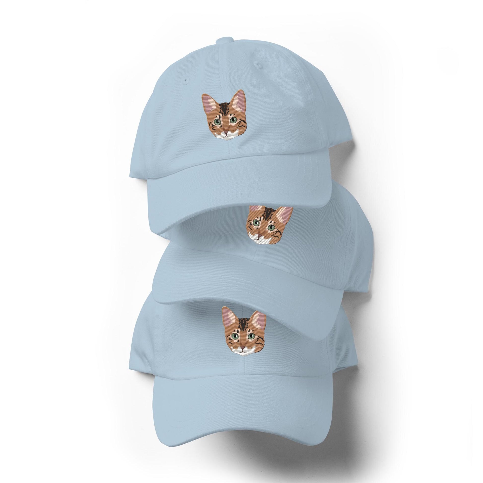 Bengal Cat Hat, cat mom gift, vintage graphic dad hat, corduroy cap, gift for her, girlfriend valentine hat, college girl gift, bengal owner