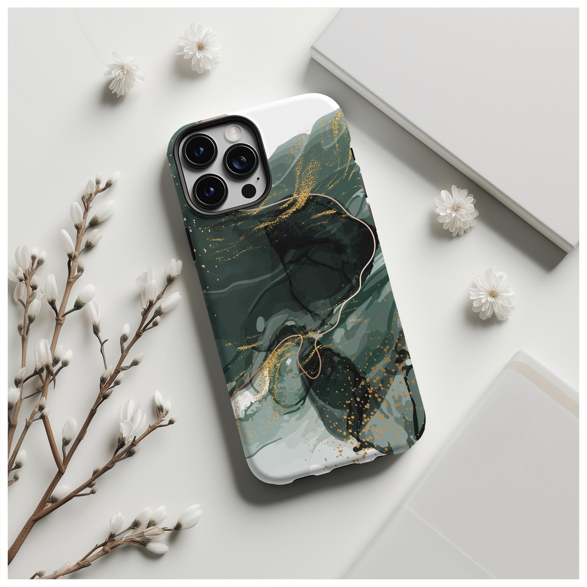 Golden Forest Phone Case for iPhone, for Samsung, for Google Pixel, gift for her, y2k college girl gift, wife birthday gift, girl phone case