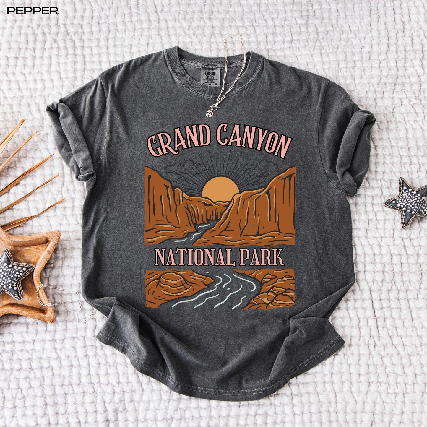 Retro Grand Canyon National Park Shirt, best friend birthday gift, gift for her, summer Arizona tee, western shirt oversized, texas gifts