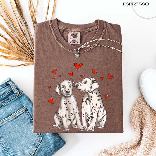 Dalmatian Valentines day shirt - dalmatian owner gift