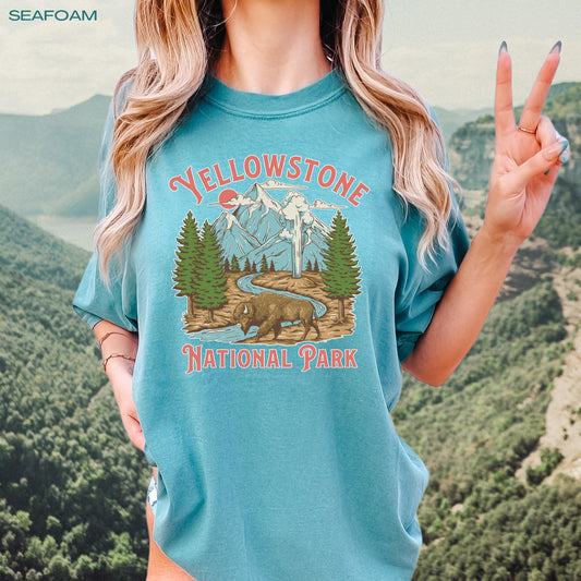 Yellowstone national park shirt