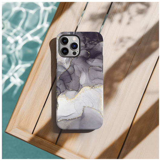 Sophisticated Black Phone Case for iPhone, for Samsung, for Google Pixel, girlie gift for her, girlfriend Valentine, wife birthday gift