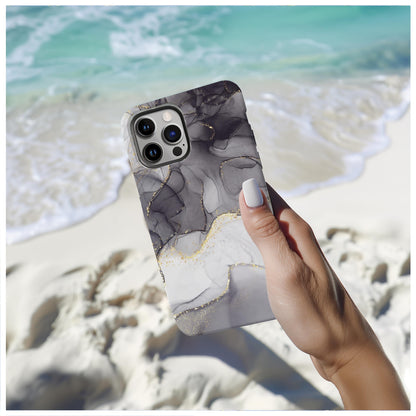 Sophisticated Black Phone Case for iPhone, for Samsung, for Google Pixel, girlie gift for her, girlfriend Valentine, wife birthday gift