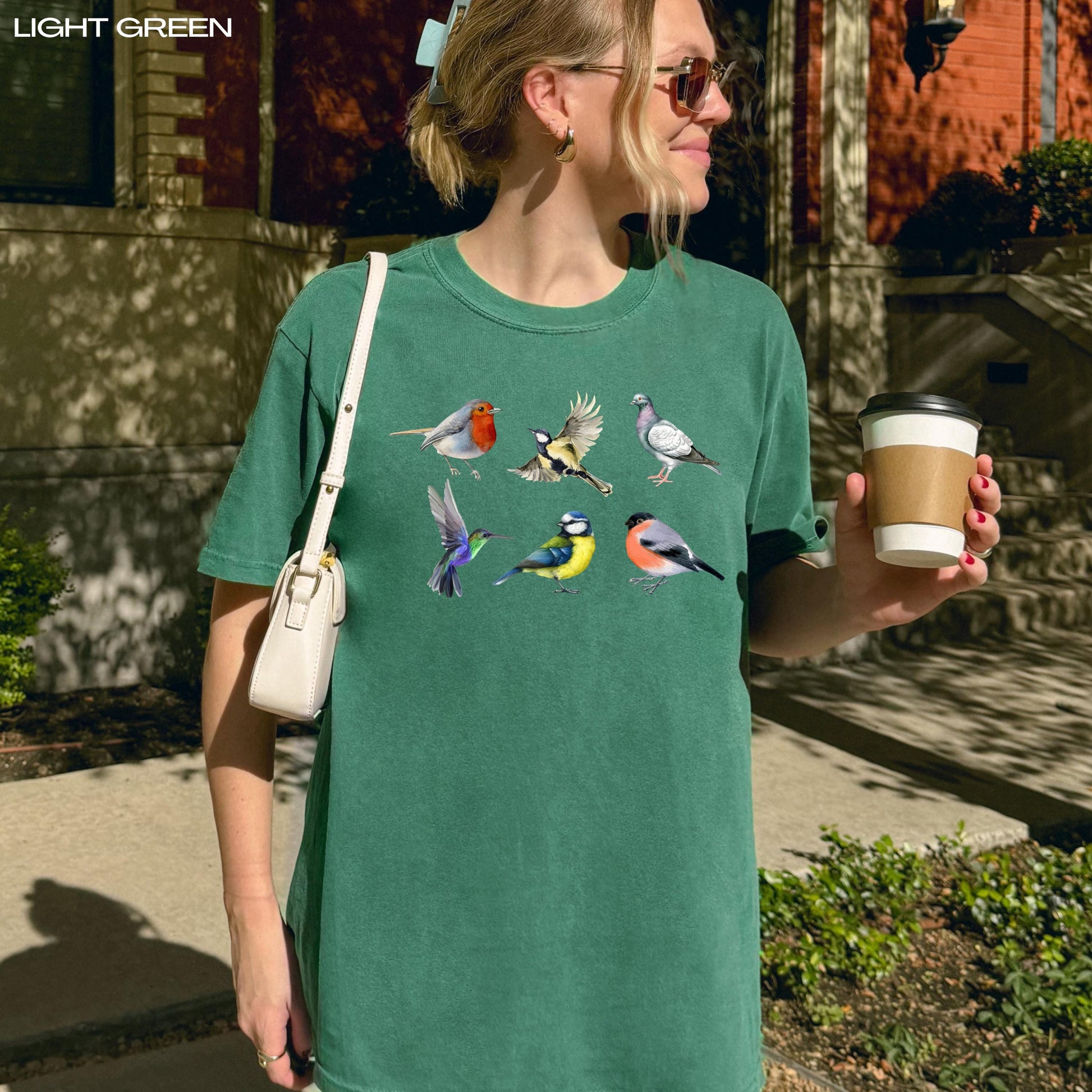 Cottagecore Bird t-shirt, bird lover shirt, nature lover gift, sparrow shirt, gift for her, birdwatcher gift, y2k girlie aesthetic trends