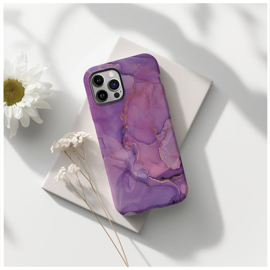 Lavender dreamy haze phone case for iPhone, Samsung Galaxy and Google Pixel - perfect Valentines day gift for her