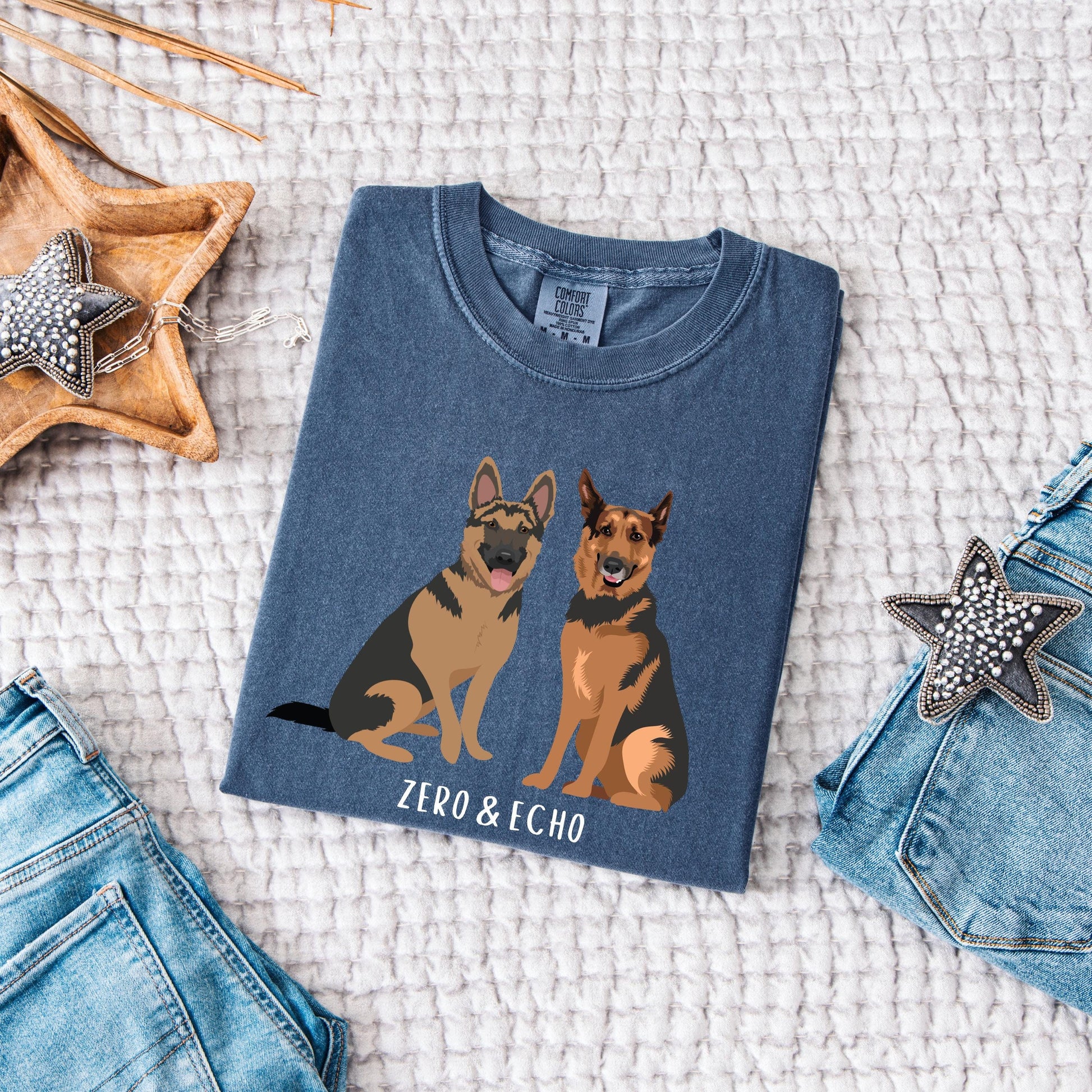 German shepherdcomfort colors t-shirt for a german shepherd gift