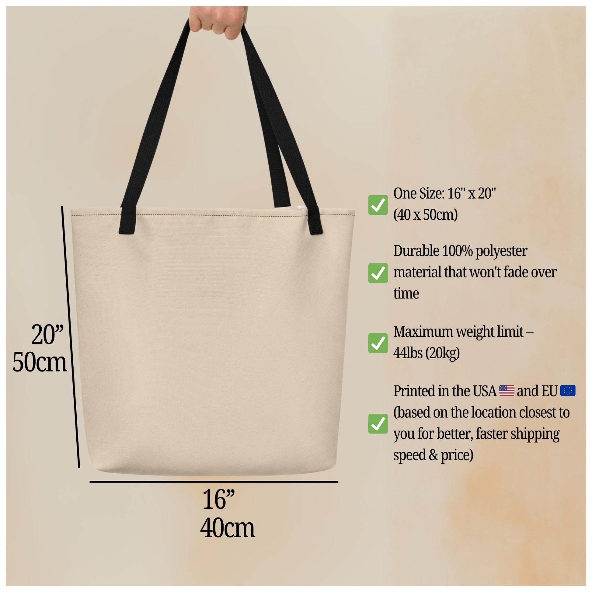 Retro Please Be Patient I'm From 1900s Large Tote Bag, fashion millennial gifts, cowboy western bag, funny grandma gift, best friend gift