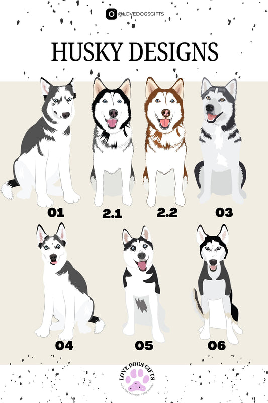 Siberian Husky Whiskey Glass, brown husky gift, red husky mom, husky dad gift, Valentines day husband birthday gift, gift for her