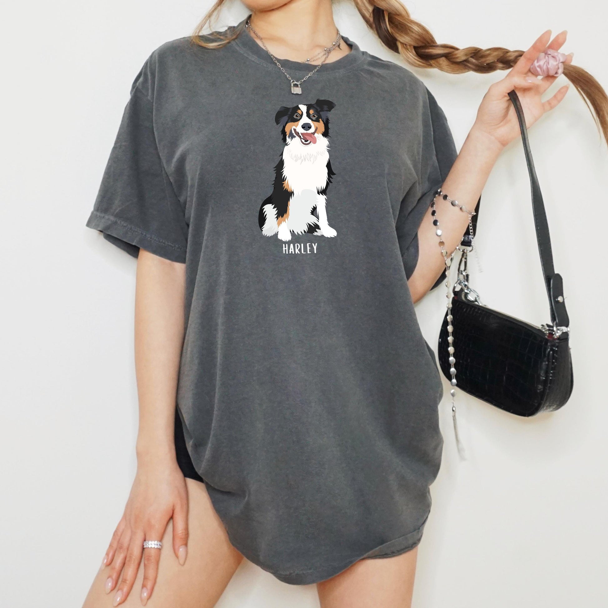 Australian Shepherd Shirt, border collie shirt, australian shepherd gifts, aussie mom, girlfriend birthday gift, Valentines day gift for her