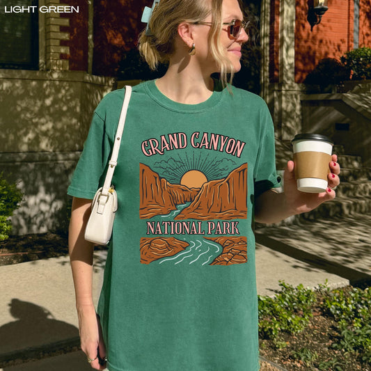 Retro Grand Canyon National Park Shirt, best friend birthday gift, gift for her, summer Arizona tee, western shirt oversized, texas gifts