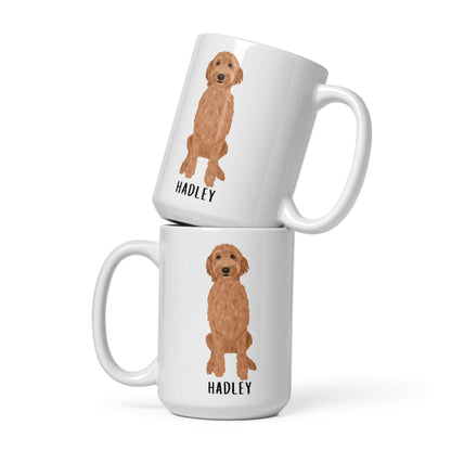 Goldendoodle Mug, 15oz, doodle coffee mug, bernedoodle Mug, doodle mom mug, labradoodle mug, doodle Valentine Gift for wife, gift for her