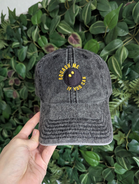 Squash sport Gift - squash me if you can hat