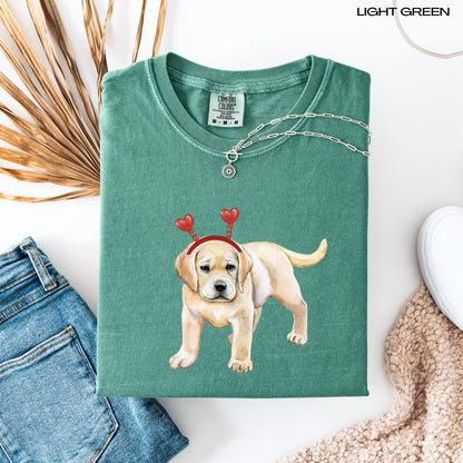 Golden Retriever Puppy Valentine Sweatshirt