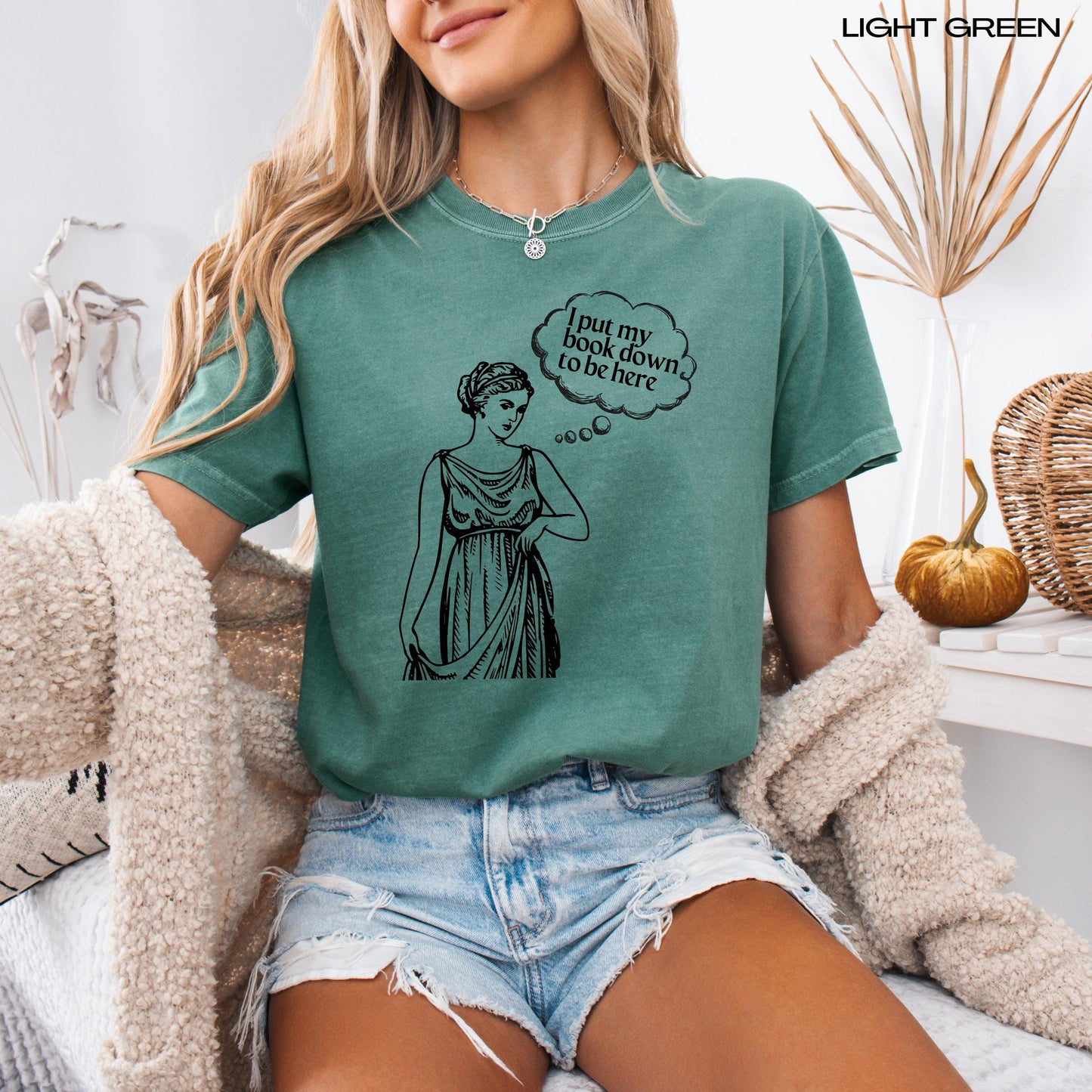 Vintage I Put My Book Down To Be Here Shirt