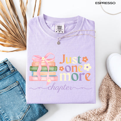 Just One More Chapter Cutecore Book Lover Shirt