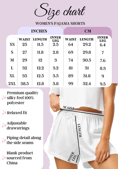 Hungarian Vizsla Dog Pajama Shorts for Women, hungarian vizsla gift, dog mom pjs, mother, Easter gift for her, loungewear, sleepwear shorts