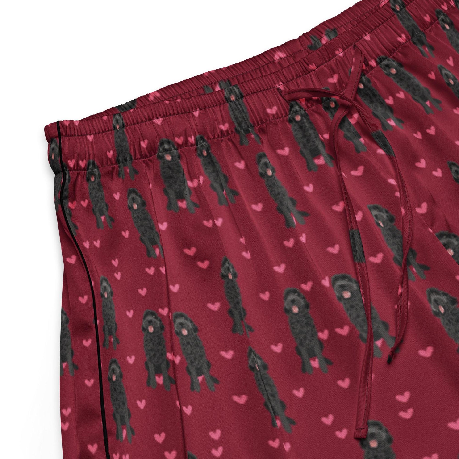 Golden Doodle Pajama Shorts for Women, doodle gift, labradoodle mom pjs, dog mother, Easter gift for her, loungewear, bernedoodle puppy