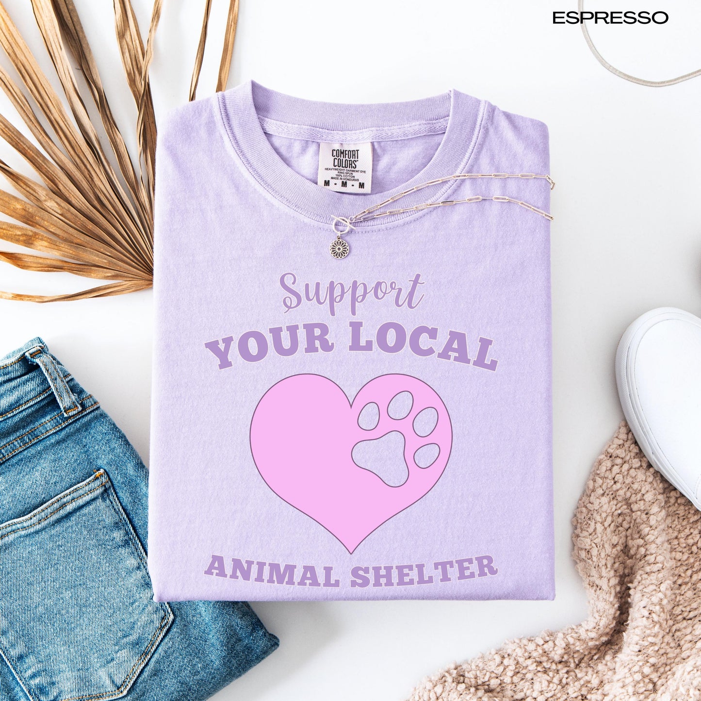 Support Your Local Animal Shelter Dog Lover Shirt