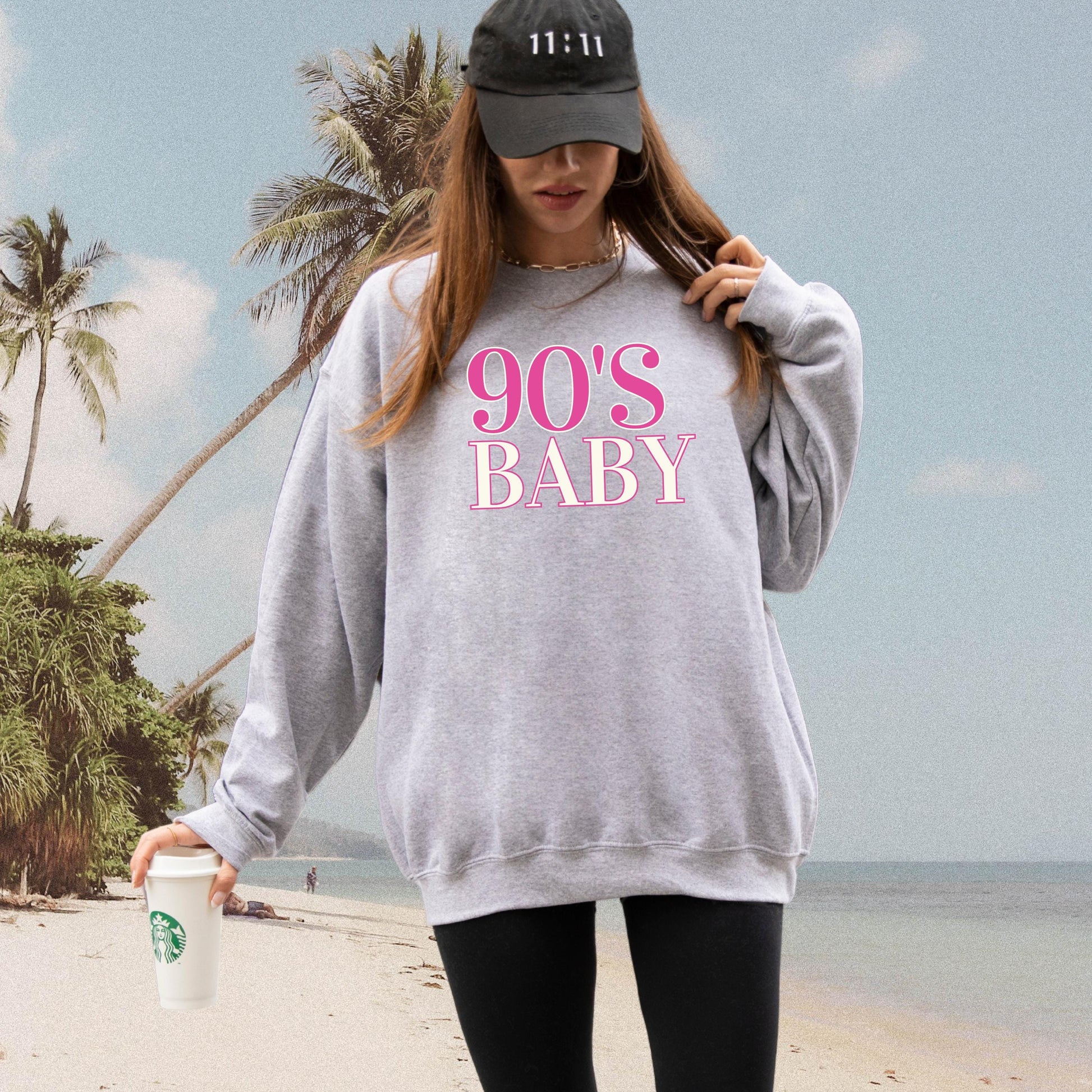 Vintage 90s Baby T-Shirt, Sweatshirt and Hoodie for 90s kid gift, aunt birthday gift, cutecore, born in the 1900s hoodie, wife trendy gift