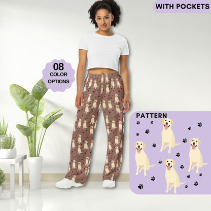 Yellow Labrador pajama pants