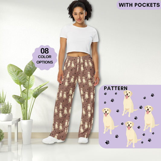 Yellow Labrador pajama pants