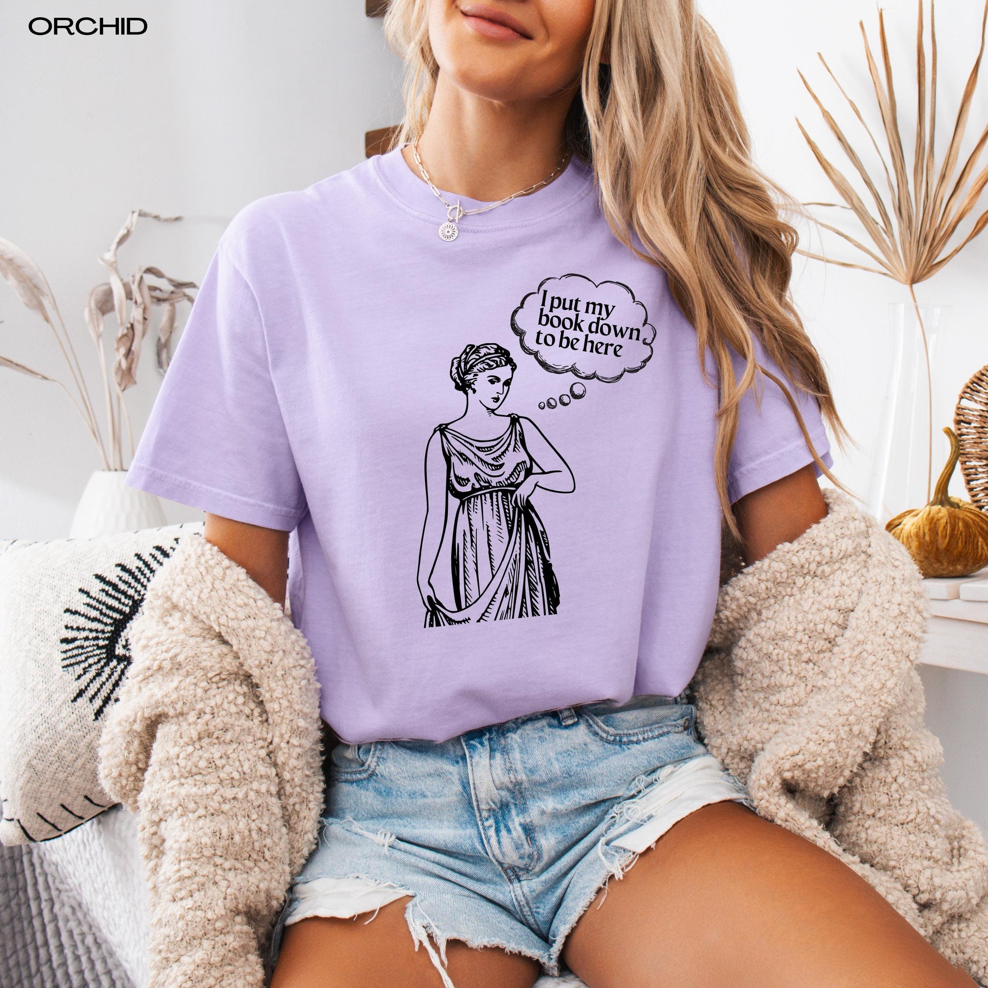 Vintage I Put My Book Down To Be Here Shirt