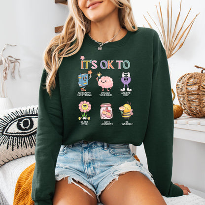 It's Okay To Kids First Grade Teacher Shirt