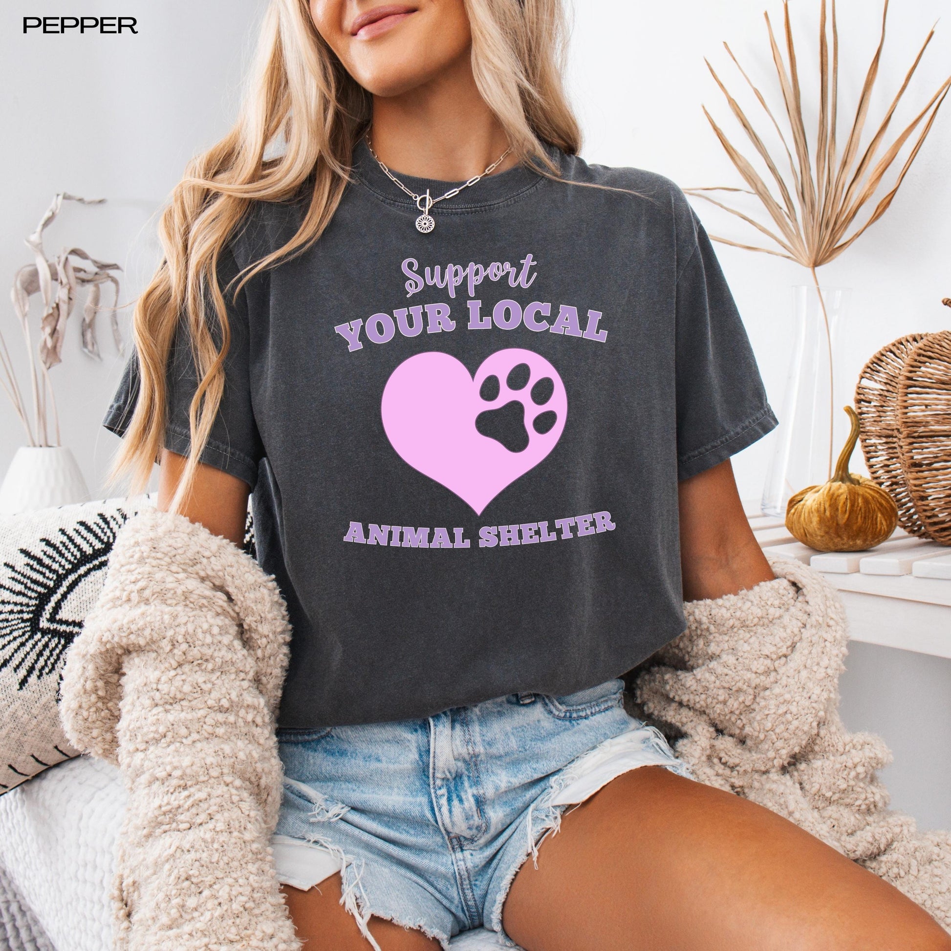 Support Your Local Animal Shelter Dog Lover Shirt