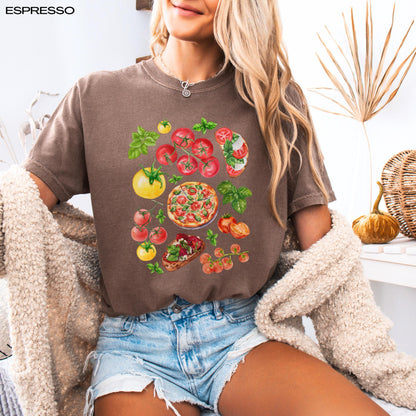 Farm Fresh Tomatoe Shirt, veggie shirt, cutecore aesthetic festival shirt, gardening sweatshirt, plant lover, vacation summer gift for her