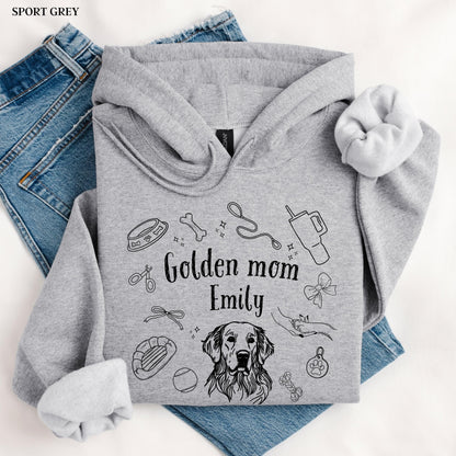 Personalized Coquette Golden Mom Shirt