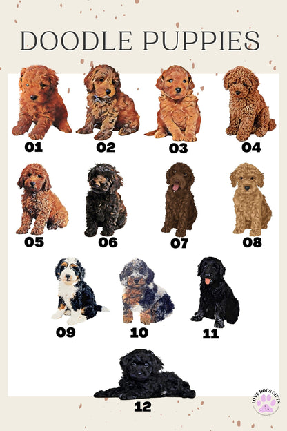 Golden Doodle Puppy Dad Gift Whiskey Glass