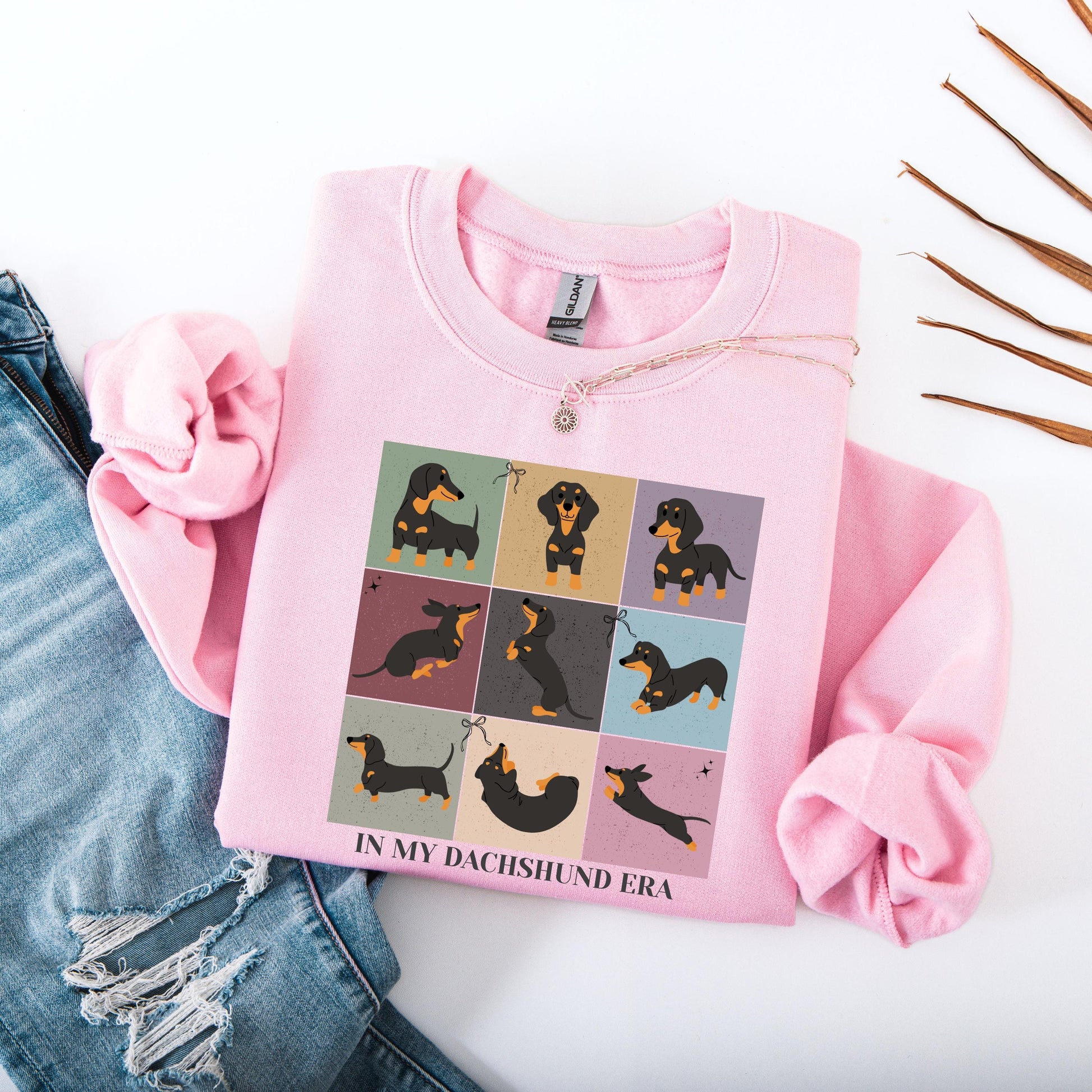 Retro In My Dachshund Era Gift | Dog Mom Shirt, Sweatshirt