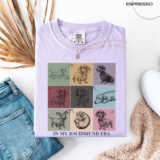 Retro In My Dachshund Era Gift | Doxie Dog Mom Shirt, Sweatshirt