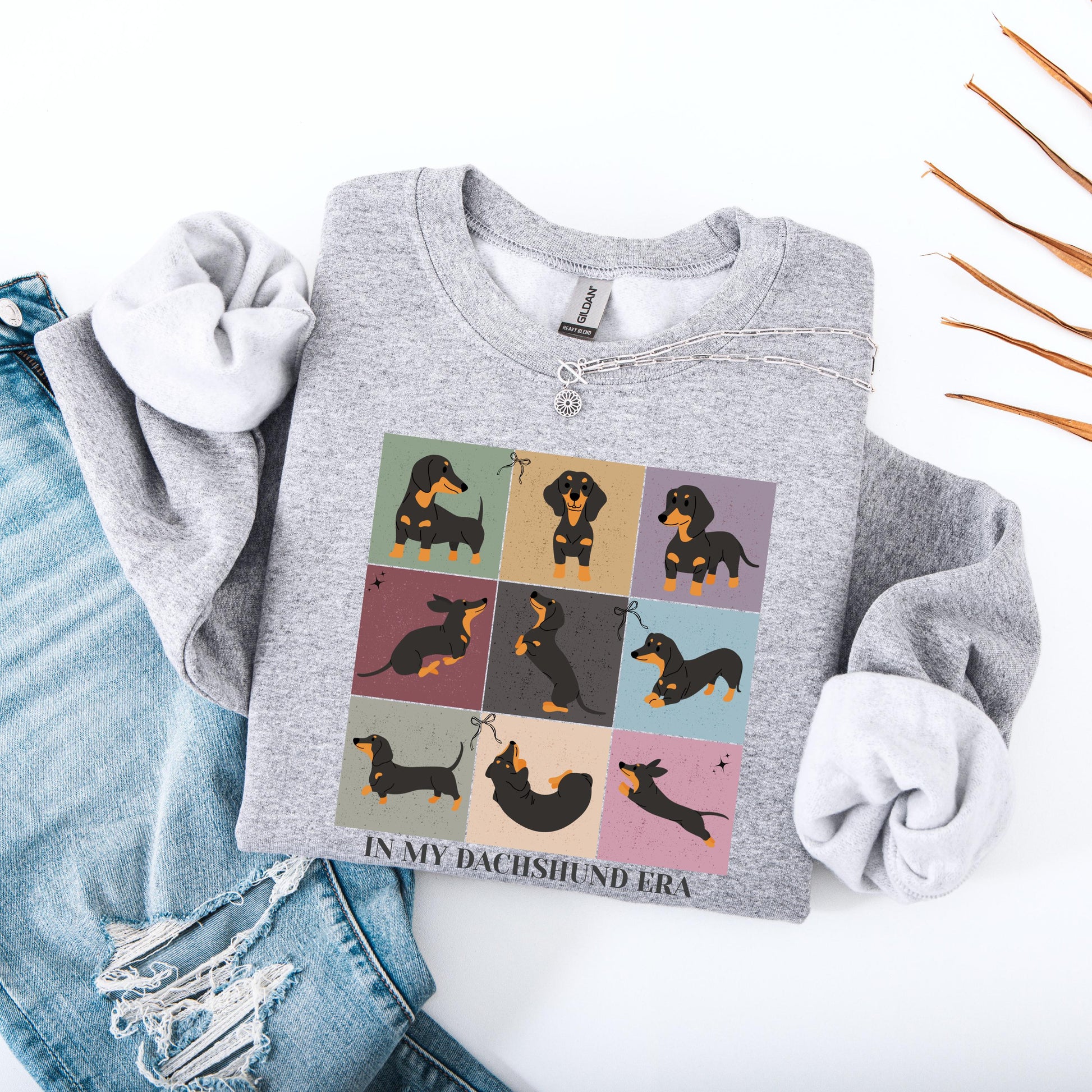 Retro In My Dachshund Era Gift | Dog Mom Shirt, Sweatshirt
