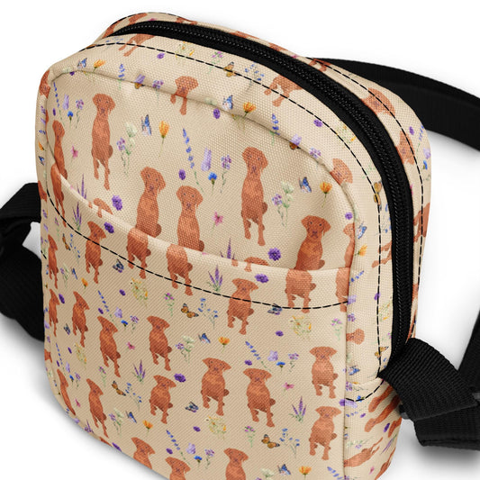 Cottagecore Vizsla Crossbody Bag for Women & Youth
