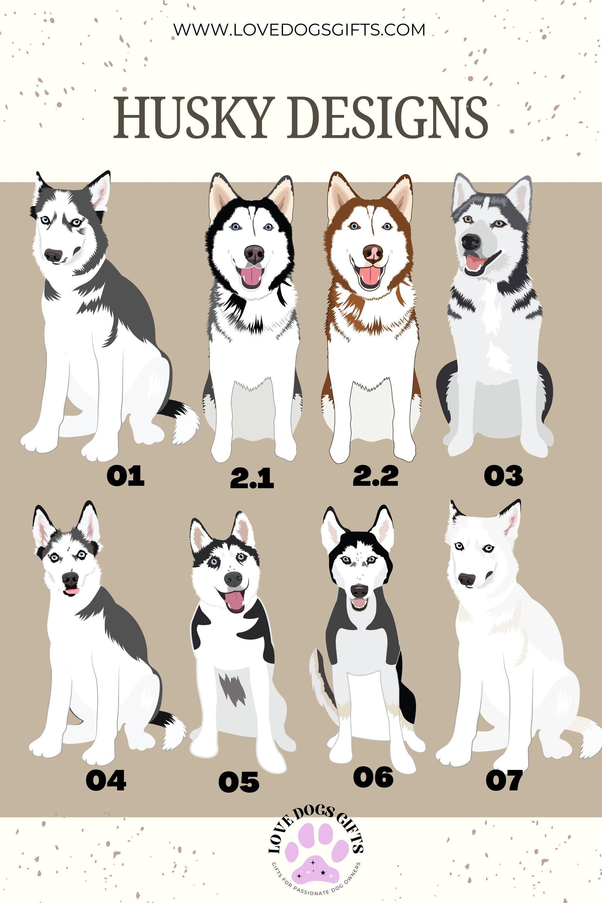 Cottagecore Siberian Husky Crossbody Bag for Women & Youth, husky gifts, dog mom shoulder bag, dog owner birthday gift, belly bag