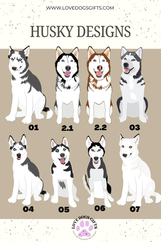 Cottagecore Siberian Husky Crossbody Bag for Women & Youth, husky gifts, dog mom shoulder bag, dog owner birthday gift, belly bag