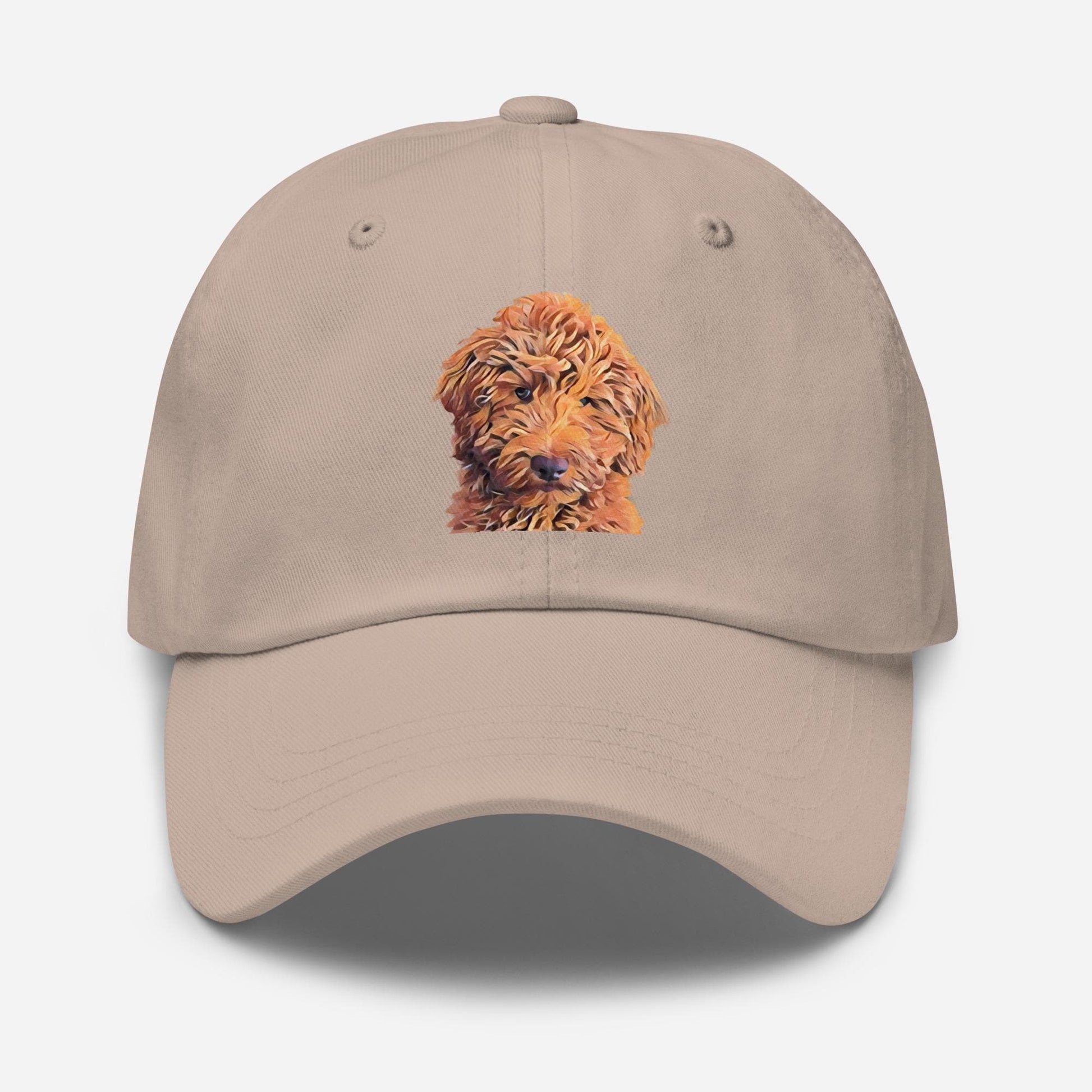 Red Goldendoodle Hat, DTF Printing, doodle mama gift