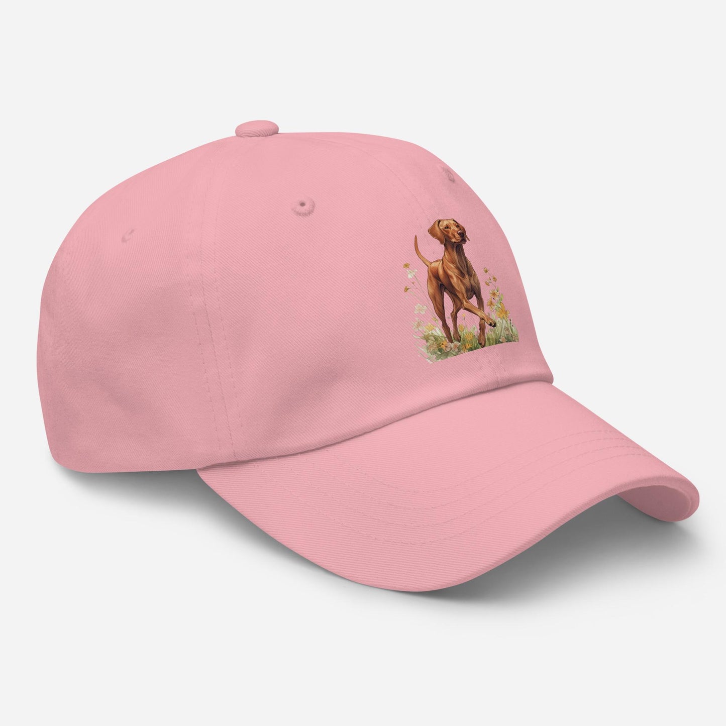 Vizsla Wildflower Hat in color pink